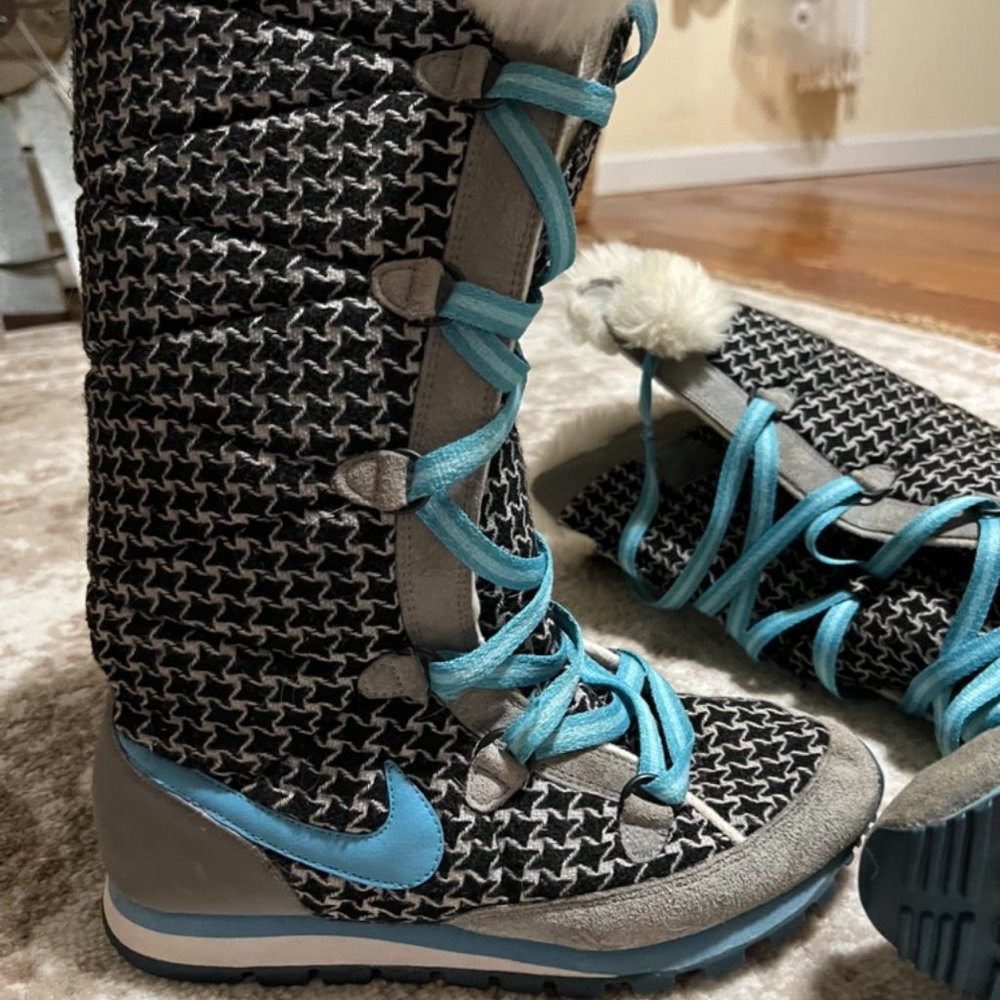 Vtg 2009 Nike Winter Hi 3 Premium Sneaker Boots